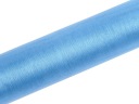 Organza 16cm modrá na krstné prijímanie Svadobné svadobné bábätko 9m 1 rolka