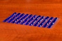 XXL ZAFÍROVÉ SAMOLEPIACE KRYŠTÁLY 10mm 88ks 155