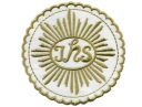Nášivka COMMUNION Host, zlatá niť, satén, VÝŠIVKA
