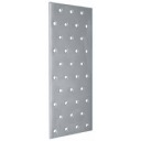 Perforovaný oceľový plech 6 cm x 20 cm x 2 mm DOMAX