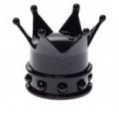 Čiapočky ventilov motocykla BLACK CROWN