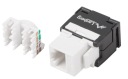 ZÁSUVOVÝ KONEKTOR KEYSTONE RJ45 LSA UTP CAT 6 45x45