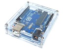 UNO R3 CH340 ATMEGA328P AKRYLÁTOVÉ POUZDRO ARDUINO