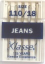 STROJOVÉ IHLY do JEANS veľkosť 110 - 5 ks - Klasse
