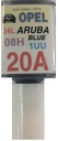 OPEL 20A 24L 08H 1UU ARUBA MODRÝ LAK TUCH-UP