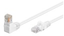 PATCHCORD UTP CAT.5E UHEL 90° 1M BIELA
