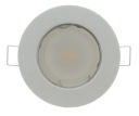 SVIETIDLO BIELA ​​HALOGENOVÁ LAMPA GU10 LED 3W