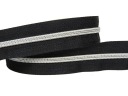Zipsová páska Zips 5mm 1m ČIERNA/STRIEBOR