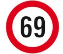INFORMÁCIE O LADENÍ NÁLEPKY OBMEDZENIE CESTNÝCH ZNAČIEK 69