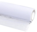 Ozdobný tyl na rolke BIELA ​​Svadobné Svadobné prijímanie Krst 15cm 9m