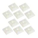 Montážne podstavce pre upínacie pásky 19x19mm, biela