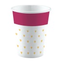 Hearts Love valentínske poháre 250 ml 8 ks.