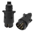 Plastová zástrčka prívesu 7 PIN 12V