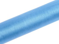 Organza 16cm modrá na krstné prijímanie Svadobné svadobné bábätko 9m 1 rolka