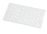 NÁRAZNÍKY SILIKÓNOVÉ NÁRAZNÍKY 50 KS. 10 x 1,5 mm