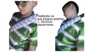 CAR BELT PROTECTOR, bavlnený poťah, HIT VZORY LiLo