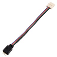 Konektor pre RGB LED pás 10mm so 4-PIN káblom, samec