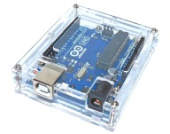 UNO R3 CH340 ATMEGA328P AKRYLÁTOVÉ POUZDRO ARDUINO
