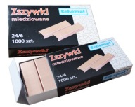 Schéma Medené sponky 24/6 1000 kusov