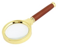 KLASICKÁ RUČNÁ LUPA 60 mm ZLATÉ SKLO #99