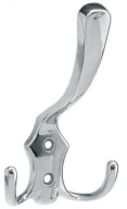 veľký nábytkový vešiak na oblečenie CHROME / SATIN