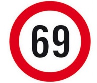 INFORMÁCIE O LADENÍ NÁLEPKY OBMEDZENIE CESTNÝCH ZNAČIEK 69