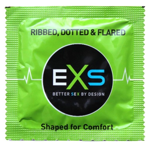 EXS EXTREME kondómy, prúžky a výstupky umocňujúce orgazmus, sex, 25 ks.