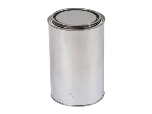 Plechovka na farbu z pocínovanej ocele + vrchnák 1L | 100 mm x 149 mm
