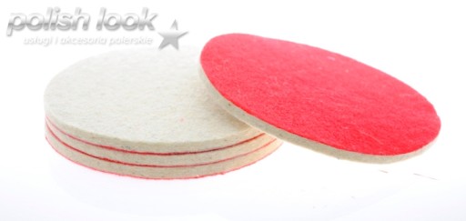 Leštiaca plsť na suchý zips, plstený kotúč 125x8mm VEĽKOOBCHOD