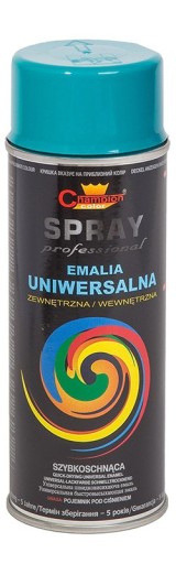 Emailová farba v spreji lak Ral5021 tyrkysová champi