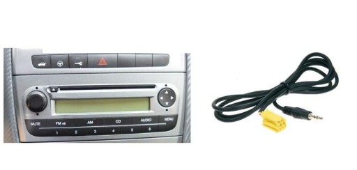 ADAPTÉR AUX IN JACK 3,5 mm Fiat Grande Punto