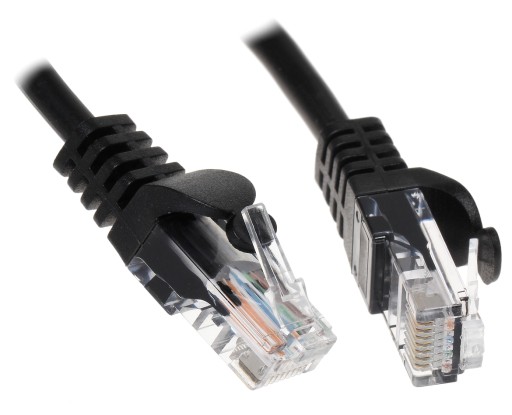 PATCHCORD RJ45/0.2-BLACK cat.5e BLACK 0.2m ABCV