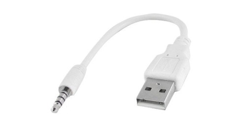 Kábel adaptéra AUX mini jack 3,5 mm na USB