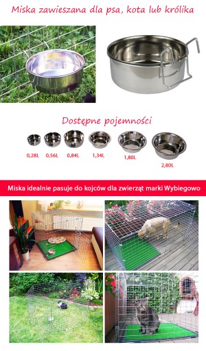 ZÁVESNÁ MISKA PRE PSA, MAČKU, KRÁLIKA, KLIETKU