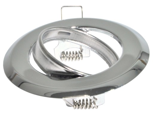 HALOGÉNOVÁ LAMPA, POHYBLIVÉ OČKO CHROM + ZÁSUVKA GU10