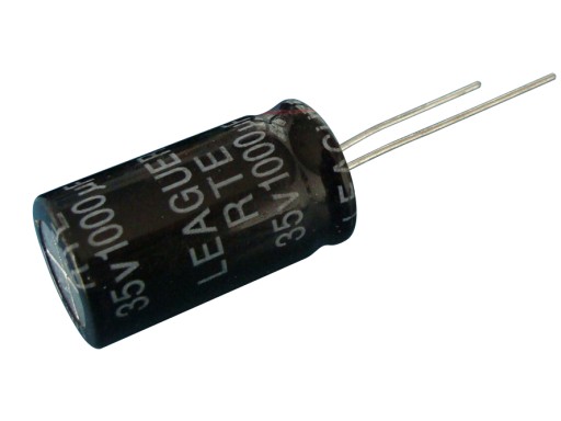 Kondenzátor 1000uF 35V 105C 13x20mm -5ks