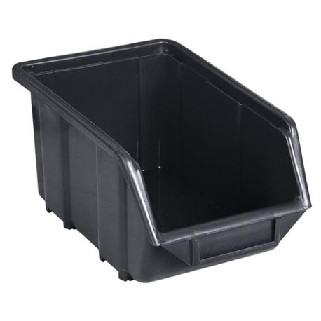 MALÝ ČIERNY ZÁSOBNÍK NA SKRUTKY ZÁSOBNÍK ECOBOX