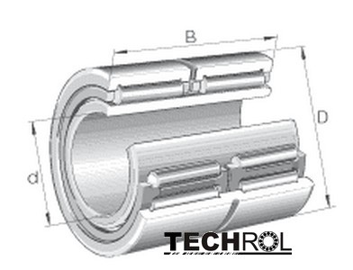 NA 6901 IHLOVÉ LOŽISKO 12x24x22 mm NA6901
