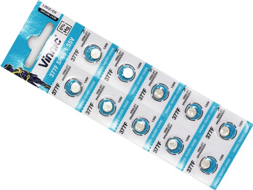 Vinnic 377 / SR626SW / SR66 blister na batérie 10 ks.