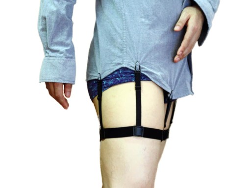 Pánske traky GARTERS na udržanie košele, výška PL