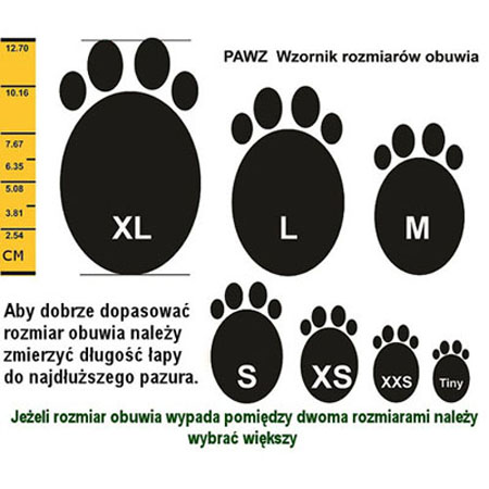 PAWZ - gumená obuv, OBUV pre psa veľkosť XXS 1 ks
