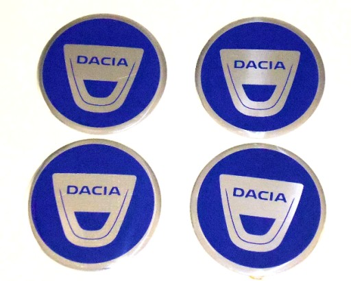 DACIA 60mm - nálepky, emblémy, logo, HUBCAPS, RIMS