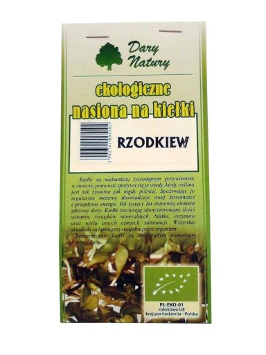 Reďkovka Bio semienka na klíčky 30g