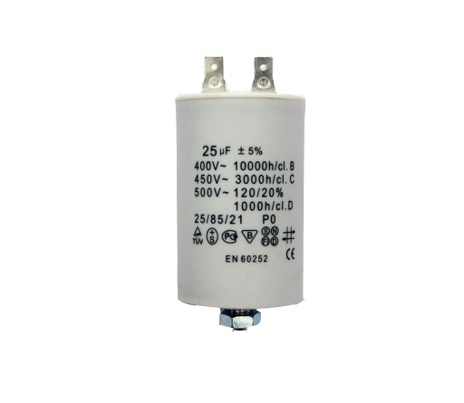 ŠTARTOVACÍ KONDENZÁTOR PRE MOTOR 25uF 450V