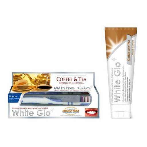 WHITE GLO kávová a čajová pasta pre milovníkov kávy 100ml