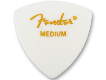 FENDER Celluloid 346 White Medium gitarové trsátko