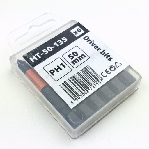 Bity Bit PH skrutkovací bit 1 x 50 mm x 6 ks