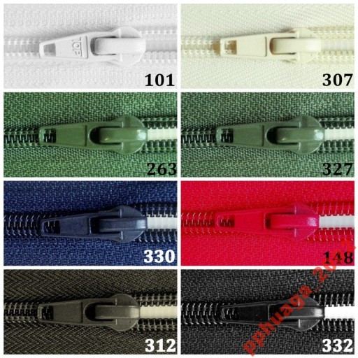 STRUNOVÝ Zips - 100 cm - Zips - 8 FARIEB