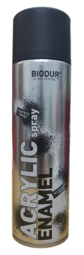 Akrylový lak v spreji 500 ml Matt Black