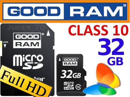 KARTA GOODRAM MICRO SD 32 GB MICRO 10 UHS + ADAPTÉR